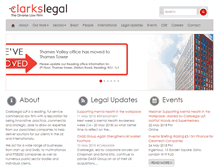 Tablet Screenshot of clarkslegal.com